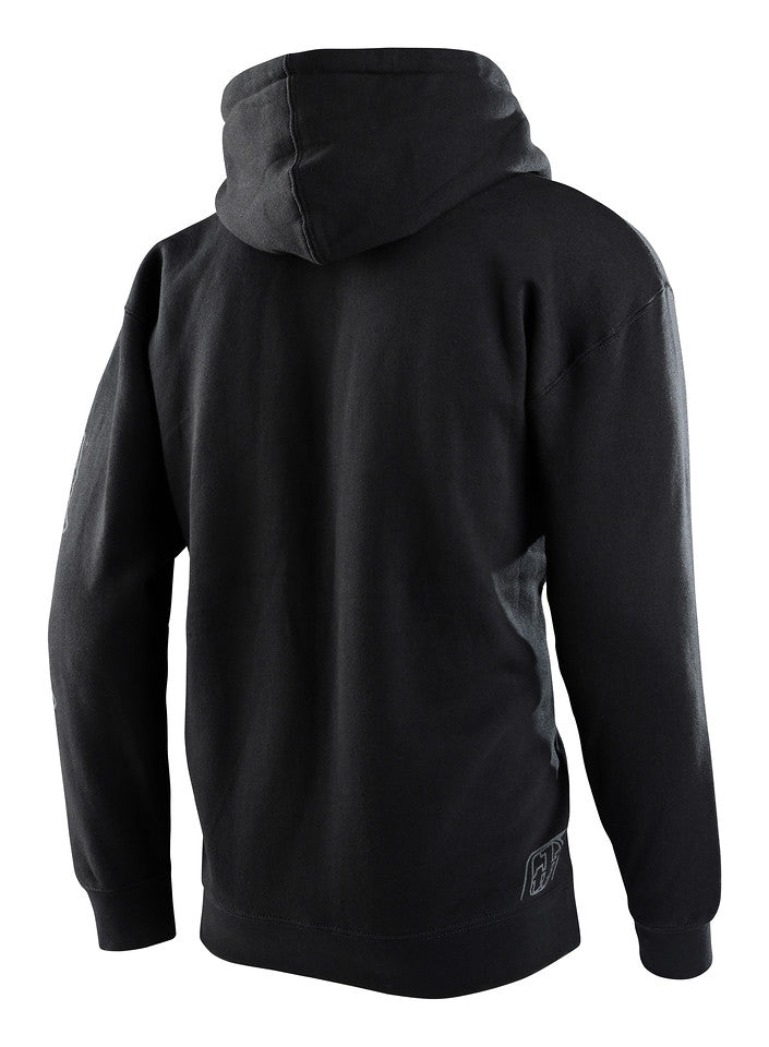 Sudadera Hoodie con Cremallera Troy Lee Designs Speed Logo Black